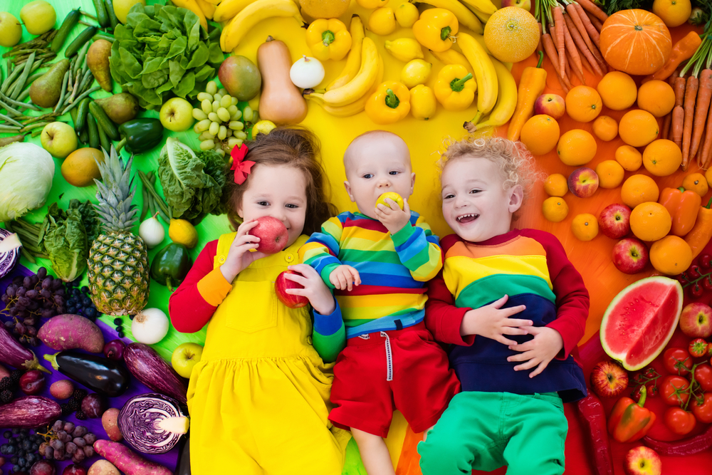 Kids and healthy foods