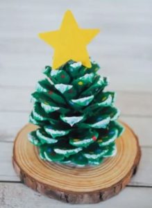 Xmas Tree Pine Tree Craft