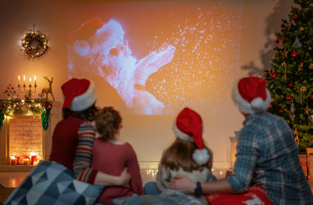 Movie Marathon Christmas Tradition with kids